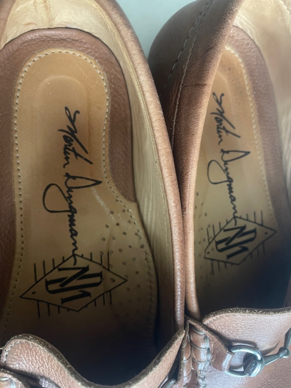 Martin Dingman Cognac Leather Horsebit Loafers⭐️HOST PICK⭐️ - Picture 2 of 5